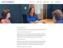 Tablet Screenshot of newtonmedia.com